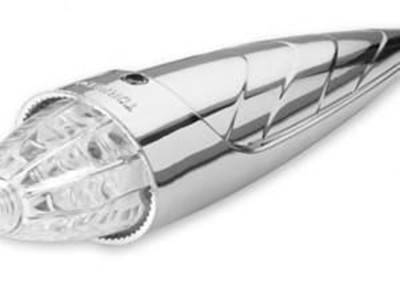 Amber 19 Led Clear Lens Torpedo Cab Light
