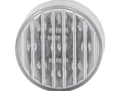 2" Round Clear Lens Red 9 Led Light