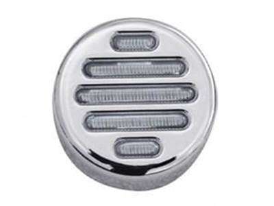 2" Flatline Clear Lens Amber 9 Led Light