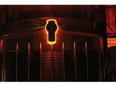Stealth Amber Kenworth Logo Emblem Led