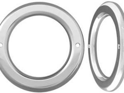 Chrome Plastic Grommet Cover Without Visor For 4" Light