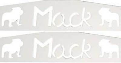 24" Mack Mud Flap Bottom Plate With Welded Studs