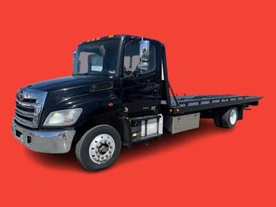 Hino 258ALP Single Axle Rollback Tow Truck - 220HP, 5 Speed Allison Rds Automatic