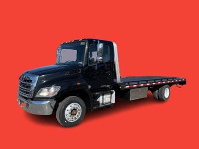 Hino 268ALP Single Axle Rollback Tow Truck - 220HP, 5 Speed Allison Rds Automatic