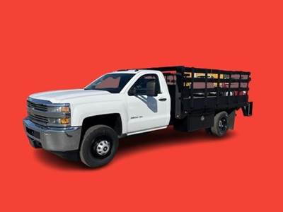 Chevrolet 3500HD 12 ft Stake Bed Truck - 300HP, 5 Speed Automatic