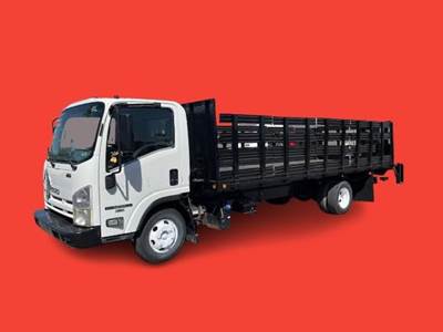 Isuzu NPR HD 20 ft Stake Bed Truck - 210HP, 5 Speed Automatic