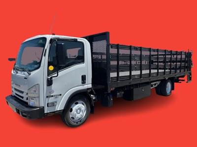 Isuzu NRR 22 ft Stake Bed Truck - 210HP, 5 Speed Automatic