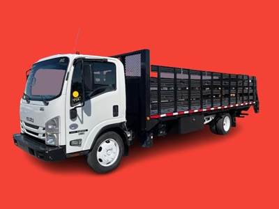 Isuzu NRR 22 ft Stake Bed Truck - 210HP, 5 Speed Automatic