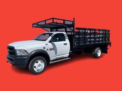 RAM 5500 16 ft Stake Bed Truck - 300HP, 5 Speed Allison Hs Automatic