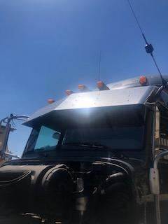 Good Used Chrome Sun Visor For A 2006 Peterbilt 386