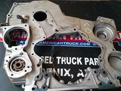 Used And CleAn Front Cover And GeAr Housing For A CAT C12