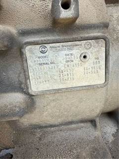 Allison 1000 Series Pending Inspection !!!!!