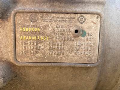 Allison 2500RDS Transmission for a 2004 Ford F650