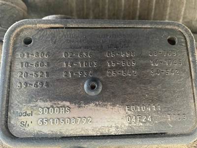 Allison 3000HS Transmission for a 2005 Freightliner M2 106