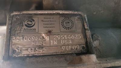 Used Allison Transmission AT545