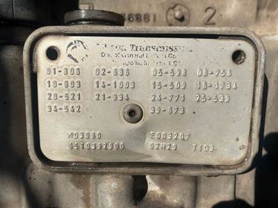 Allison MD3060 Transmission for a 2003 Blue Bird All American/All Canadian