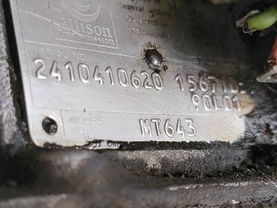 Used Allison MT643 Transmission