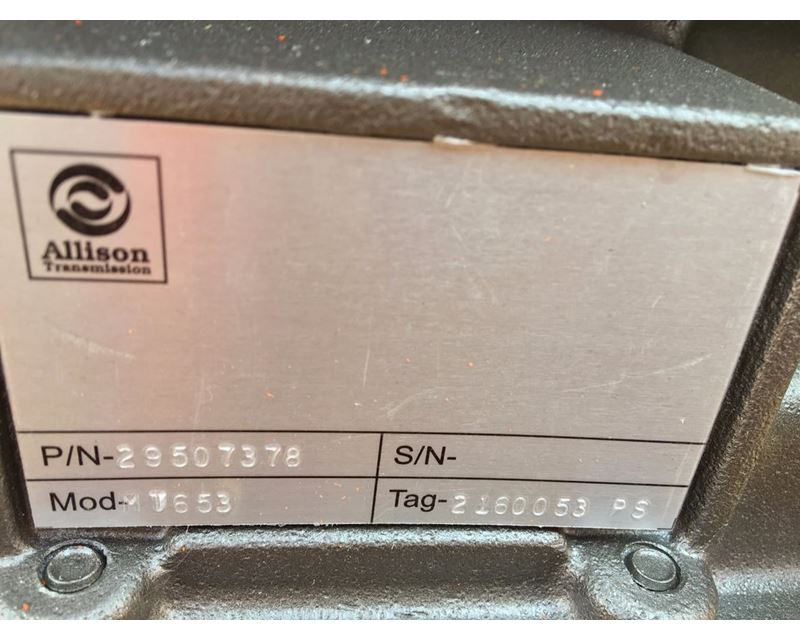 Rebuilt Allison Transmission MT653 PN29507378 For Sale Phoenix, AZ