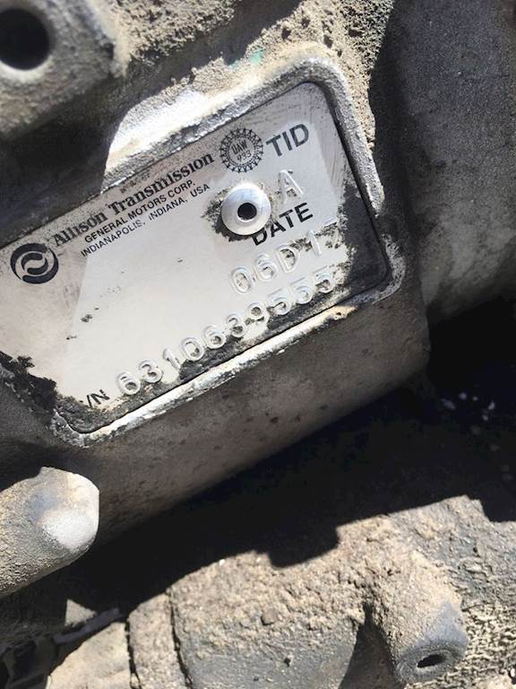 Allison Transmission Serial 6310639555 For Sale Phoenix AZ 52199 MyLittleSalesman