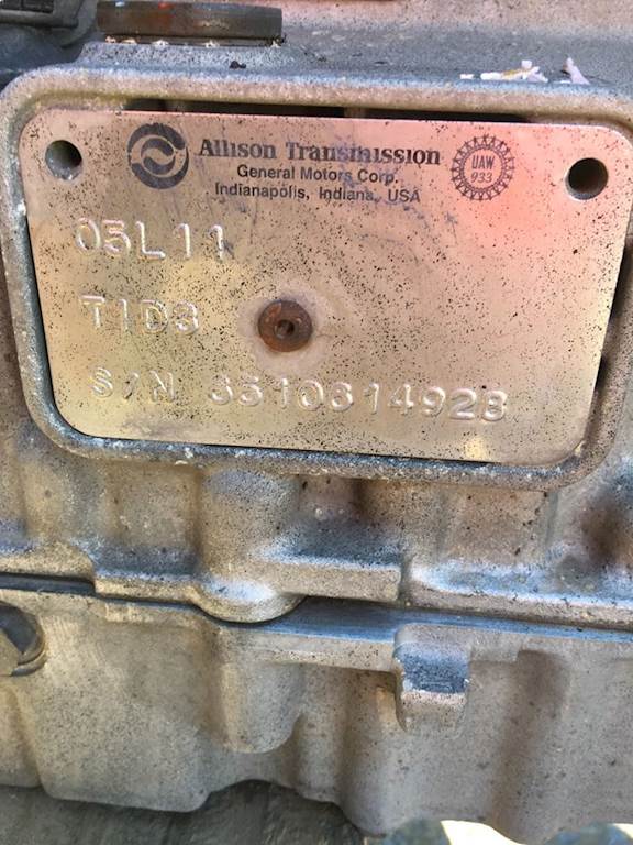 Allison 3000PTS For Sale Phoenix AZ 53122