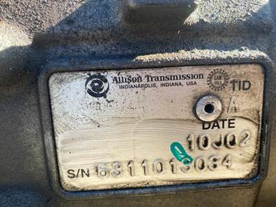 Allison Transmission for a 2011 Freightliner M2 106