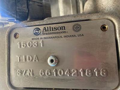 15C31 Allison. Serial# 6610421818