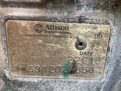 Used AutomAtic Allison TrAnsmission Out Of A Complete Burn 2023 Freightliner M2