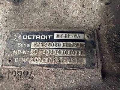 Detroit DT12-DA  Core Due To Slight Damaged On The botTom cOner Of Bell Housing