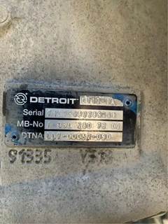 Used Detroit DT12-OA Transmission S/N:715384G2289648