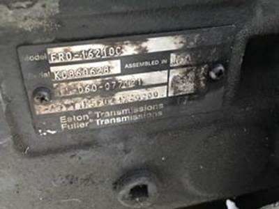 Eaton Fuller Transmission FRO16210C Pending Inspection