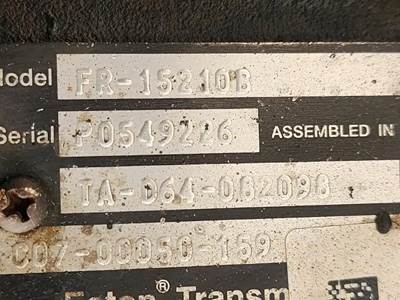 Used Eaton FR15210B Transmission **Pending Inspection**