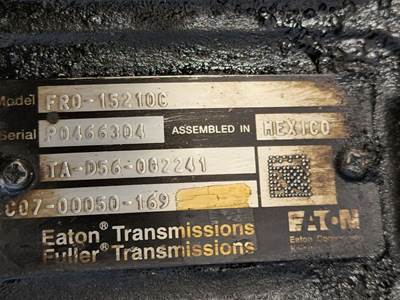 Eaton FRO15210C Transmission **Pending Inspection**