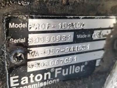 Used Eaton/Fuller FROF15210C Transmission Pending Inspection