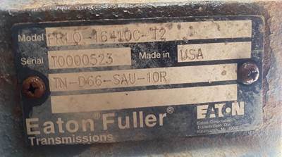 EAton Fuller FRLO-16410C-T2 Out Of A 2005 FL ColumbiA With OM460LA Merc. Eng