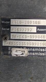 Used Low Mileage Eaton RTLO201918B Transmission