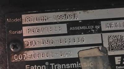 Freightliner Transmission for a 2014 Freightliner Cascadia