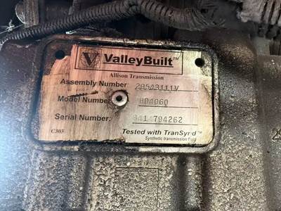 Seagrave Transmission for a 2003 Seagrave TB-50-CN, 4DR FLAT TOP PUMPER