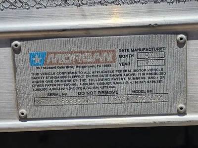 26' Morgan Van Body With Maxon 3000 lb Aluminum Tuck Away Lift Gate