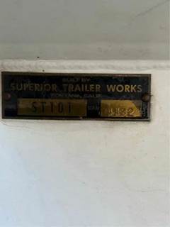 Used Superior Trailer Works ST101  Dump Trailer !