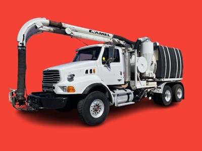 Sterling L8500 Tandem Axle Vacuum Truck - Caterpillar, 400HP, 6 Speed Allison Rds Automatic
