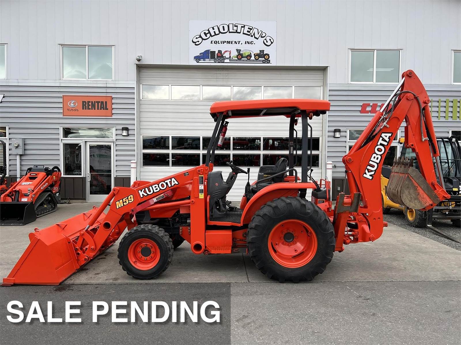 2010 Kubota M59 Backhoe For Sale, 1,599 Hours Lynden, WA 71079