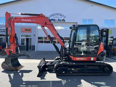 Kubota KX080-4S2 Excavator