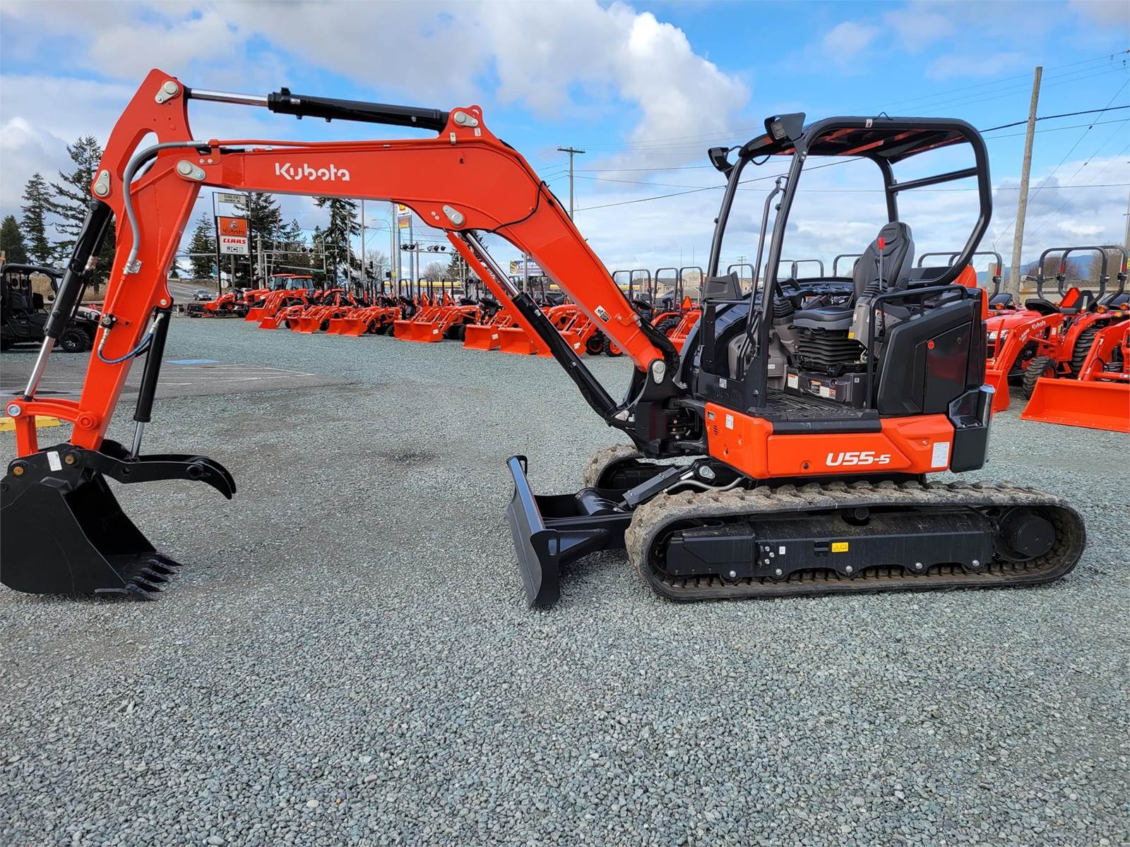 2022 Kubota U555 Mini Excavator For Sale Burlington, WA 66137
