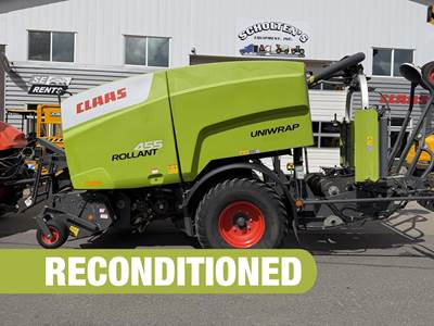 Claas ROLLANT 455 UNIWRAP Round Hay Baler