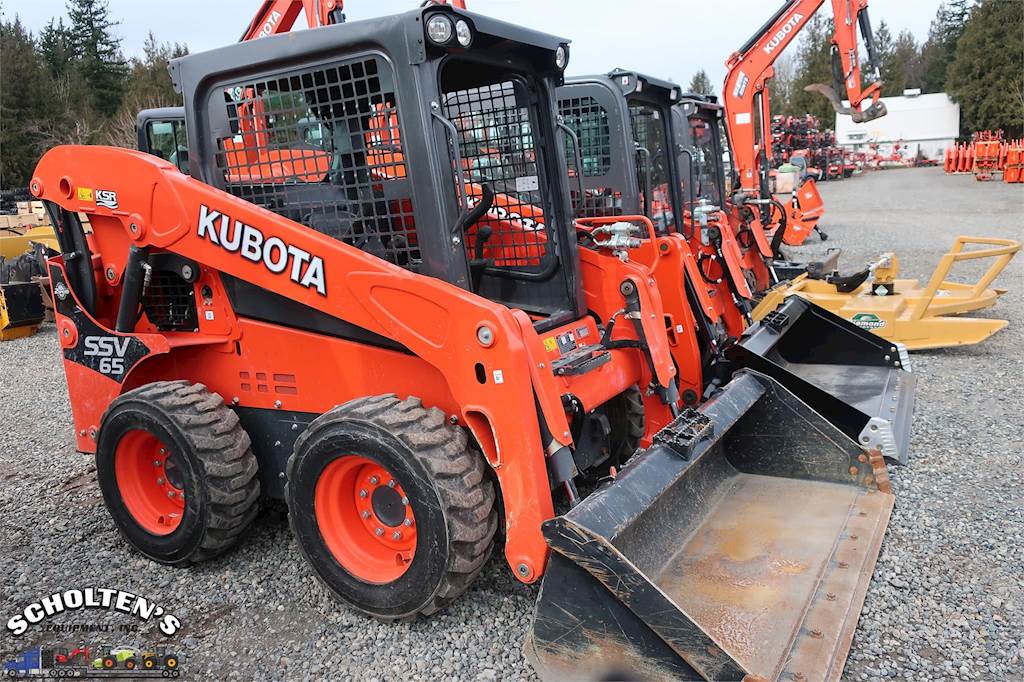 2017 Kubota SSV65 Skid Steer For Sale, 182 Hours Lynden, WA