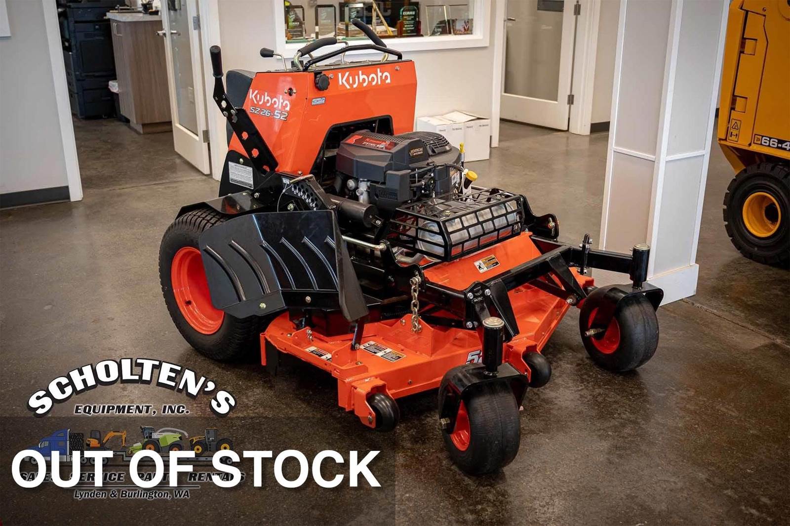 2023 Kubota SZ2652 StandOn Lawn Mower For Sale Burlington, WA