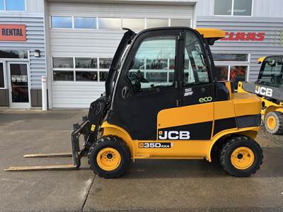 JCB 35D 4x4 Telehandler - 7700lb Capacity, 14ft Lift Height