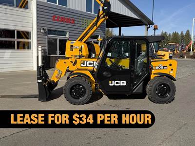 JCB 505-20TC Telehandler - 5500lb Capacity, 20ft Lift Height