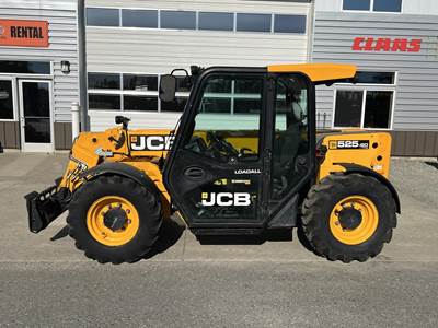 JCB 525-60 AGRI PLUS Telehandler - 5500lb Capacity, 20ft Lift Height