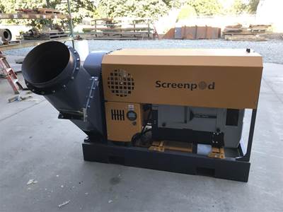 Used 2017 Screenpod AirVac 1600 Mobile Vacuum Unit